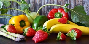 新鮮な野菜や果物
